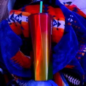 a metel starbucks cup from last realease